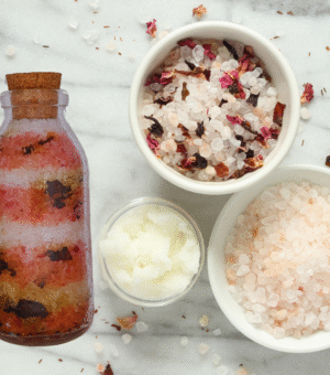 Refreshing Rose Bath Salt & Foot Soak
