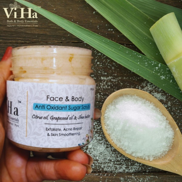 Anti Oxidant Sugar Scrub for Face & Body