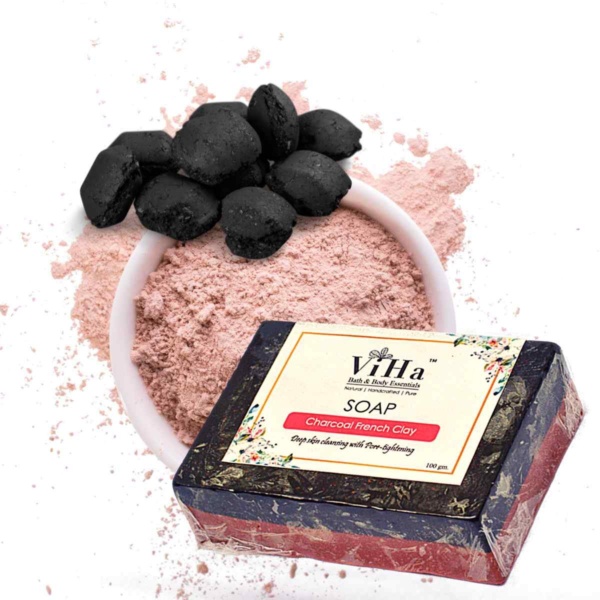 Charcoal French Clay Soap - Image 3